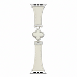 Watch Band Leather Floral Adjustable Smartwatch Replacement Strap