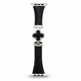 Watch Band Leather Floral Adjustable Smartwatch Replacement Strap