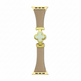 Watch Band Leather Floral Adjustable Smartwatch Replacement Strap