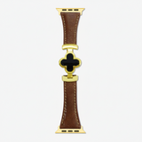 Watch Band Leather Floral Adjustable Smartwatch Replacement Strap