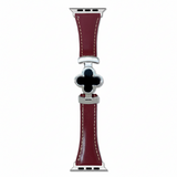 Watch Band Leather Floral Adjustable Smartwatch Replacement Strap