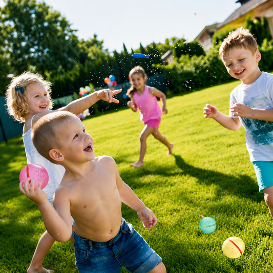 Reusable Water Ball Toy Set – Outdoor Splash Play for Kids' Pool & Beach Days