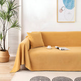 Sofa Cover Blanket Couch Protector Textured Furniture Throw