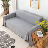 Sofa Cover Blanket Couch Protector Textured Furniture Throw