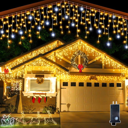 Christmas Light Curtain – LED, Outdoor &amp; Hanging Display