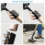 Rolling Weed Puller – Back-Saving, Paver Joint Cutter & Lightweight Steel