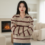 Soft knitted sweater - Susanne