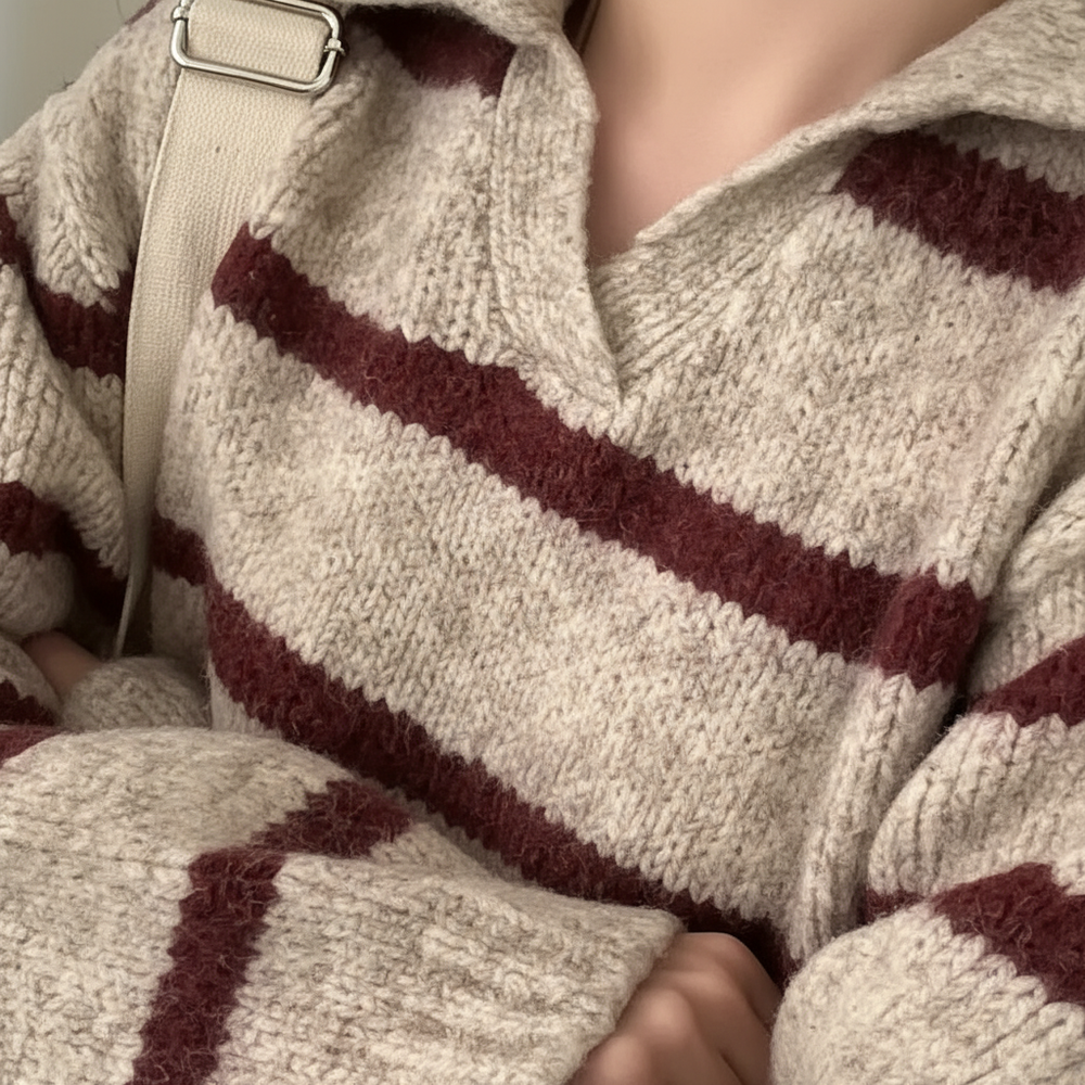 Soft knitted sweater - Susanne