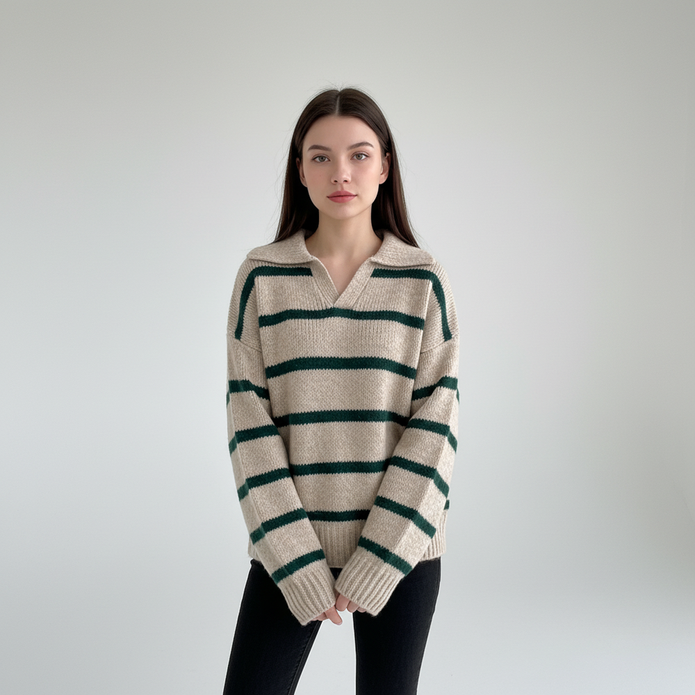 Soft knitted sweater - Susanne