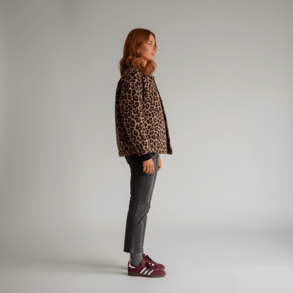 Loose-Fit Printed Transitional Jacket - Fenja - 3