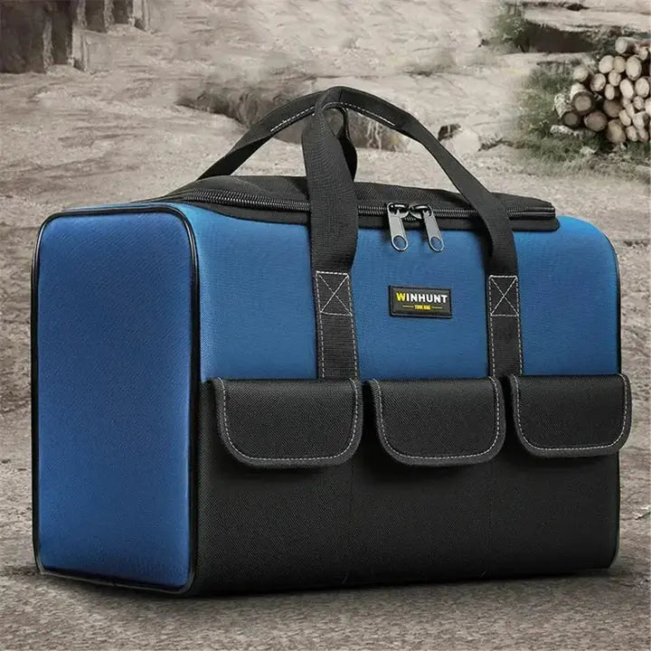 Waterproof Oxford Tool Bag – Multiple Pockets, Shoulder Strap & 3 Sizes