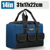 Waterproof Oxford Tool Bag – Multiple Pockets, Shoulder Strap & 3 Sizes