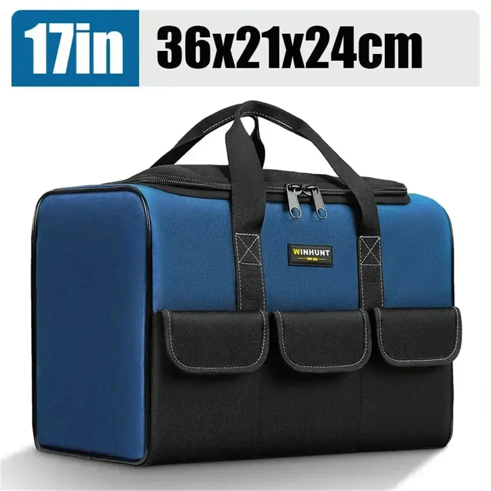 Waterproof Oxford Tool Bag – Multiple Pockets, Shoulder Strap & 3 Sizes