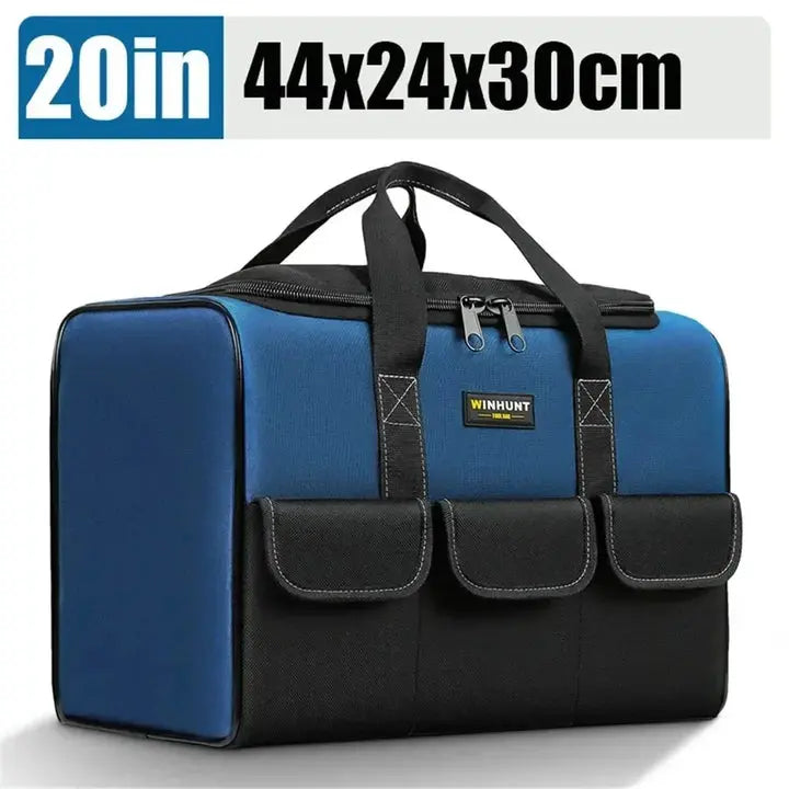 Waterproof Oxford Tool Bag – Multiple Pockets, Shoulder Strap & 3 Sizes