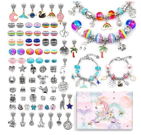 Kids Bracelet Making Kit – 82 Pieces, BPA-Free & Storage Box