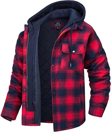 Enhanced Product Title: "Hochwertige Holzfäller-Winterjacke für Herren – Warm, Strapazierfähig & Stilvoll für Outdoor-Aktivitäten" 

This title includes keywords that potential customers might search for, while also highlighting the jacket's features and