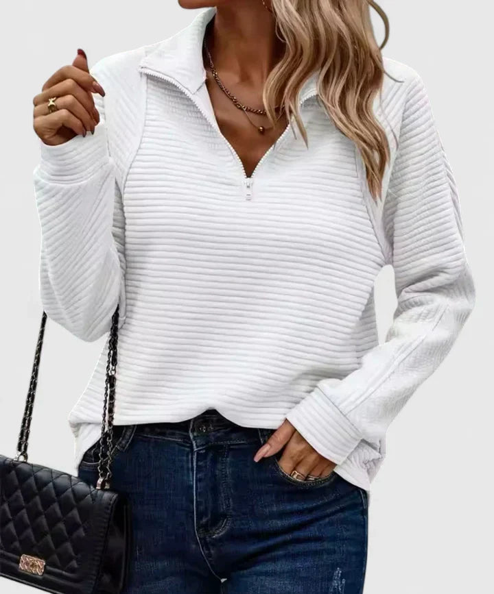 Cathrin™ Elegant Women's Pullover - Stylish Knit Sweater for Chic Comfort