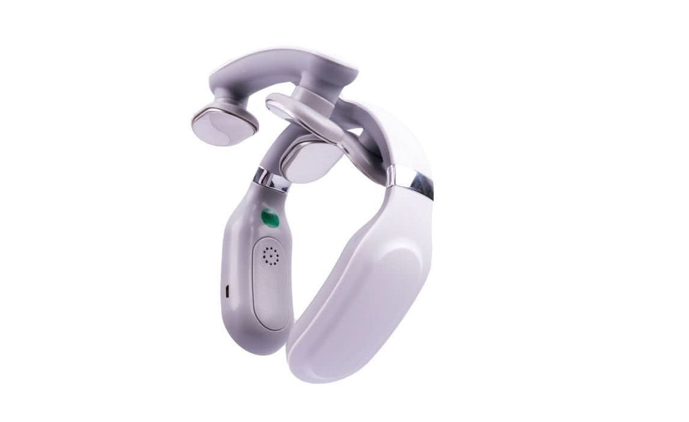 4-in-1 Neck Massager – Heat Therapy, Vibration & Cordless Rechargeable