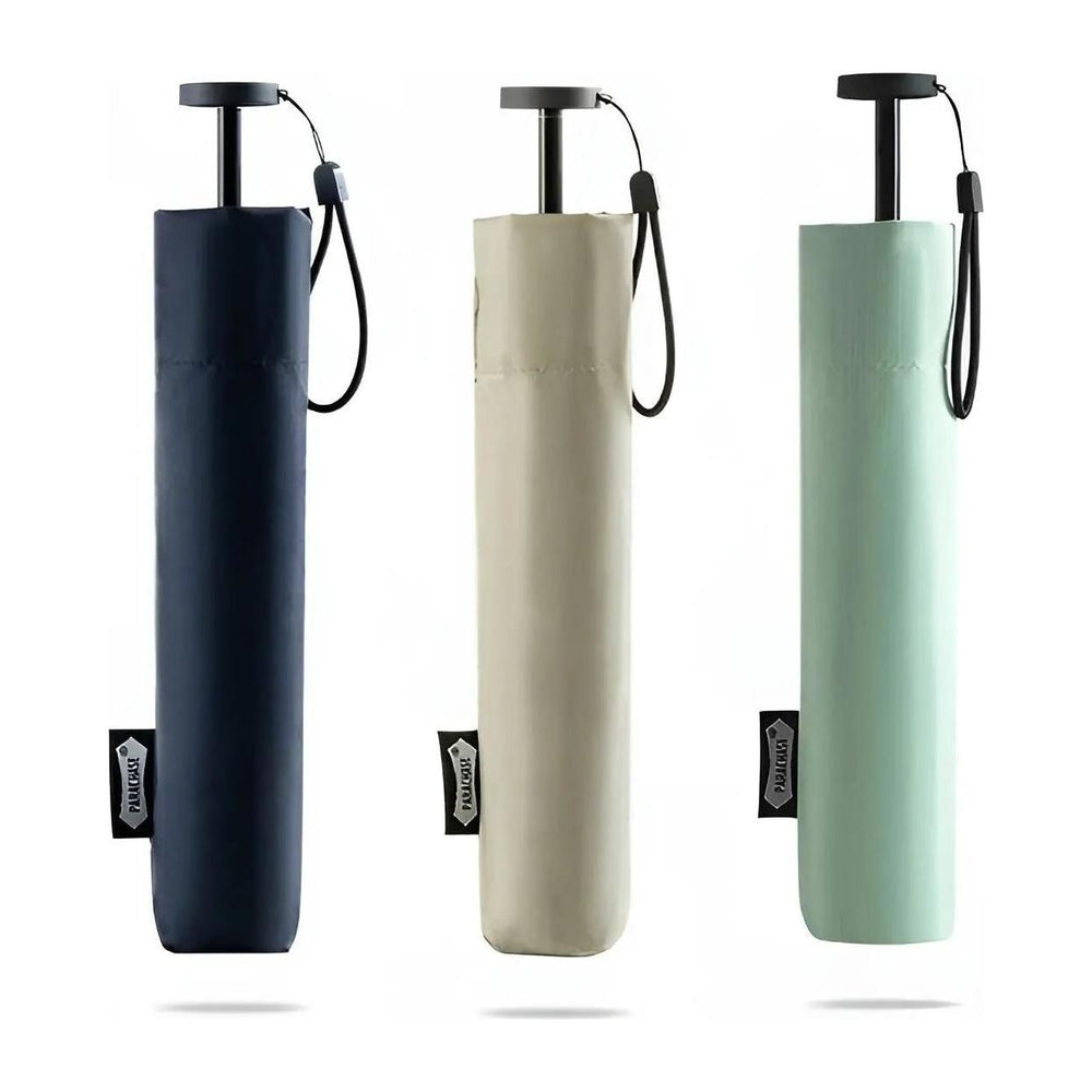 Windproof Travel Umbrella – Ultralight Carbon Fiber 112g, UV Protection & Auto-Open
