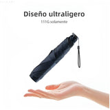 Windproof Travel Umbrella – Ultralight Carbon Fiber 112g, UV Protection & Auto-Open