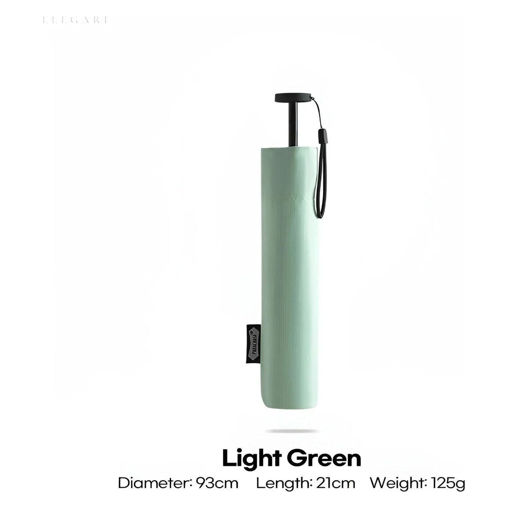 Windproof Travel Umbrella – Ultralight Carbon Fiber 112g, UV Protection & Auto-Open