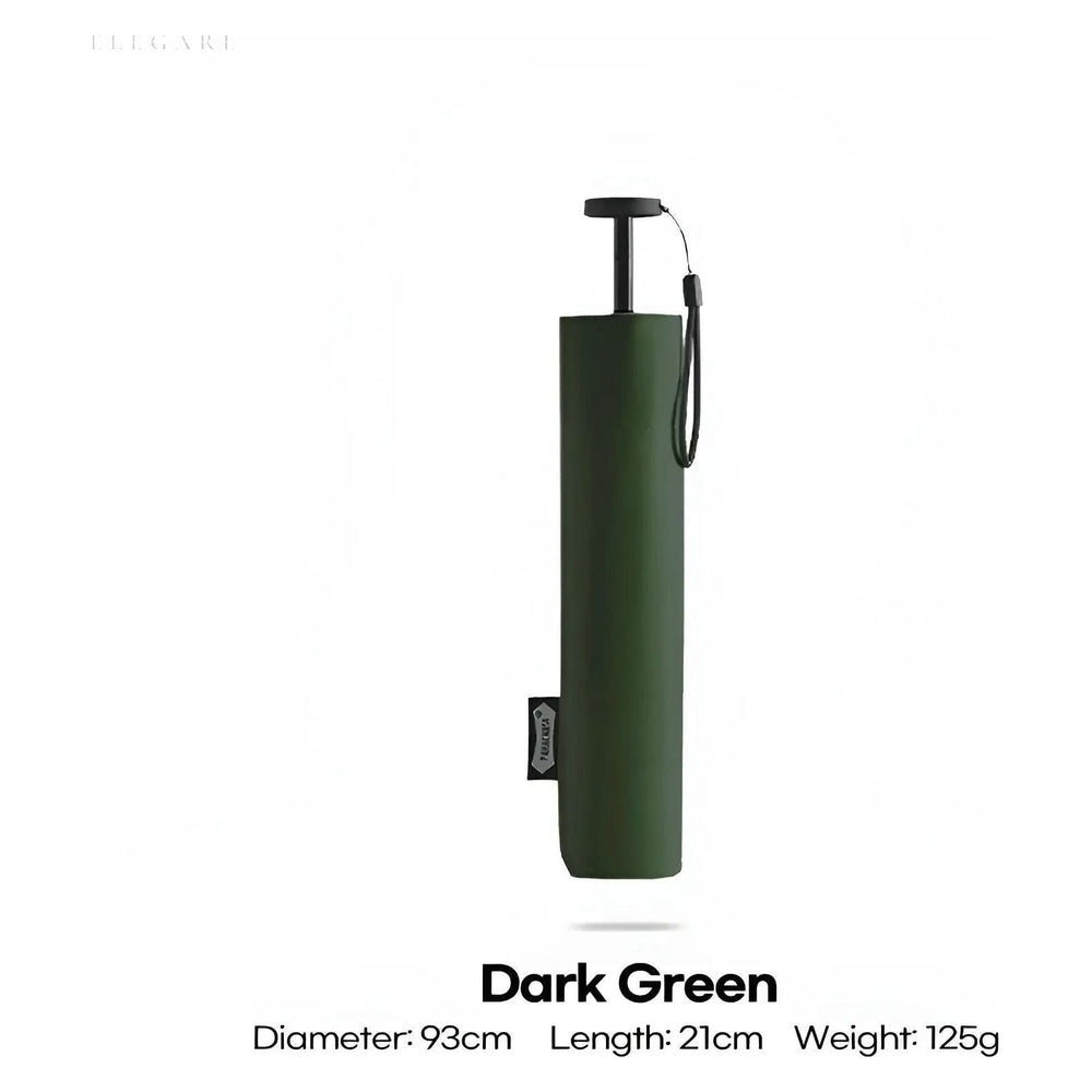 Windproof Travel Umbrella – Ultralight Carbon Fiber 112g, UV Protection & Auto-Open