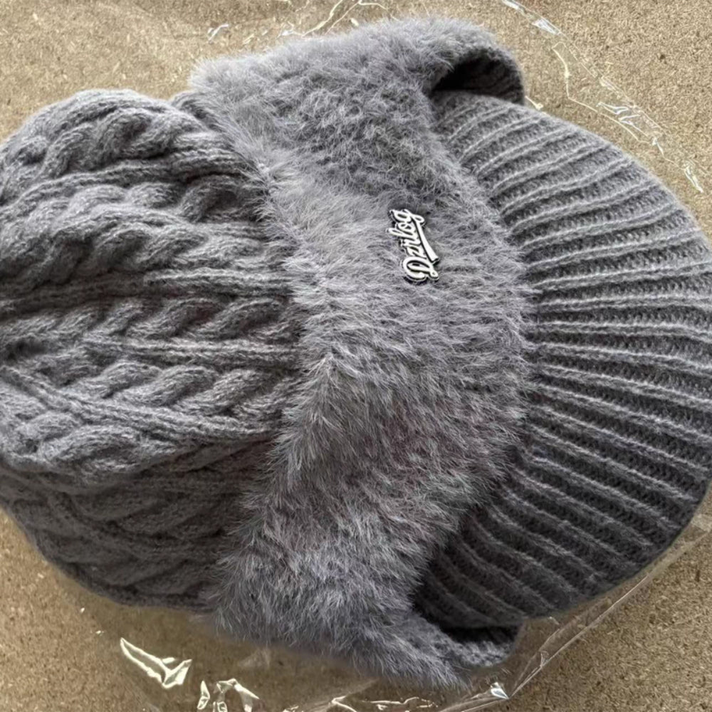 Knit Trapper Hat Ear Flap Winter Cold Weather Cap