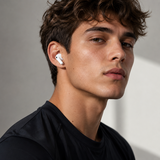 Wireless Earbuds – Bluetooth 5.3, Waterproof & Mini White Design