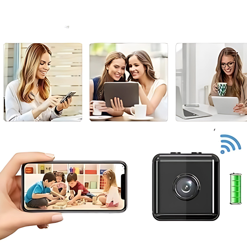 Security Camera Indoor Mini Wireless Monitor Cube