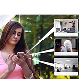 Indoor Security Camera – Mini Cube Design, Wireless Setup & 1080P HD Monitor
