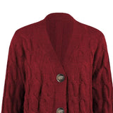Knitted Women's Cardigan with Buttons - Noor