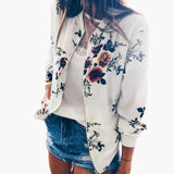 Women's Bomber Jacket – Zip Front & Long Sleeves