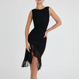 Women's Dresses Cocktail Dress Ruched Midi Off-Shoulder