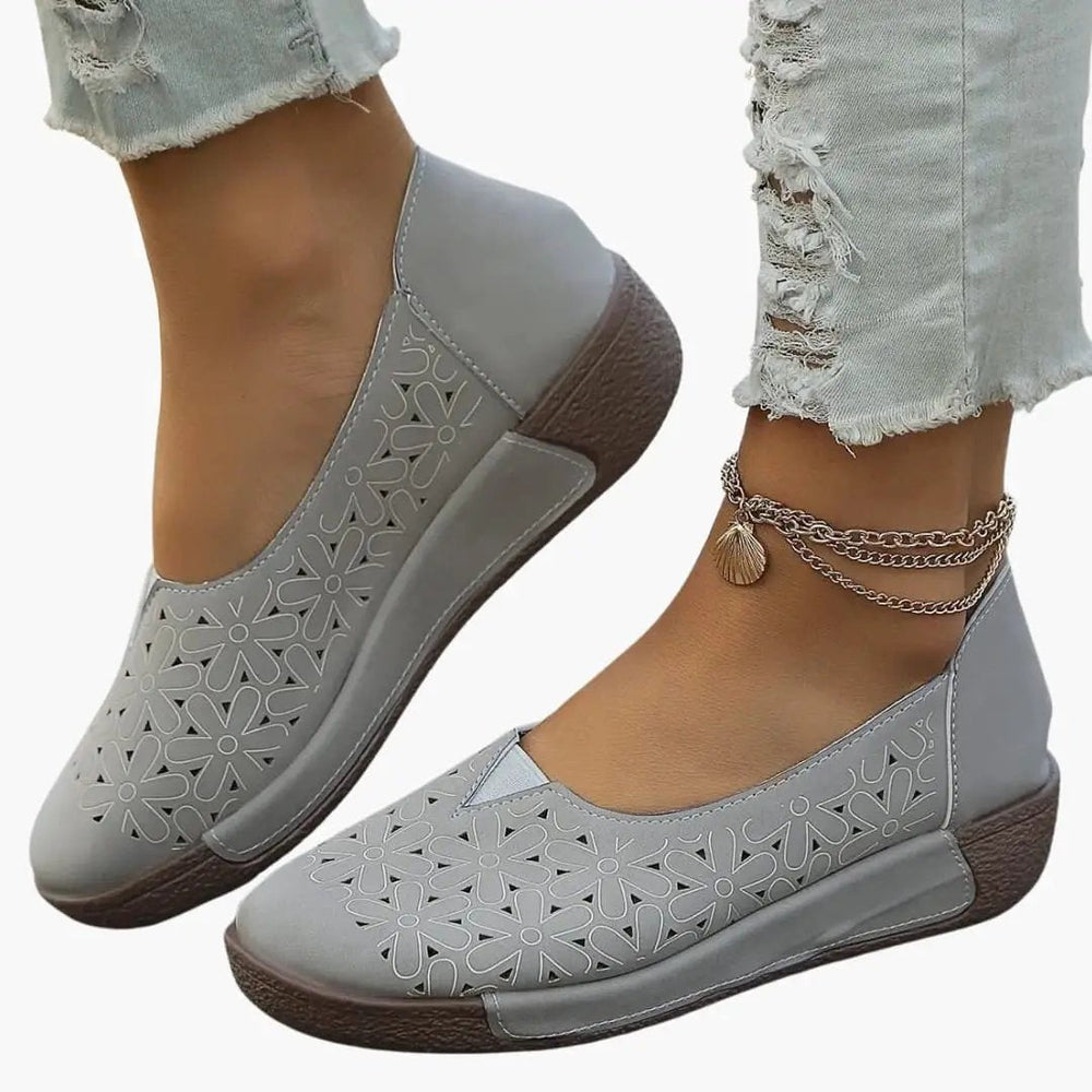 Women's Orthopedic Loafers – Leather Upper & Cushioned Insole