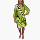 Women's Printed Dress – Long Sleeve & Loose Fit
