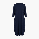 Midi Dress – Women's, Round Neck & Side Pocket
