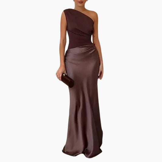 Women’s One-Shoulder Maxi Dress