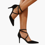 Women's Orthopedic Heels – Ankle Strap & Block Heel Design