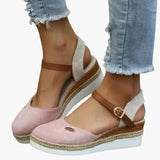 Women's Orthopedic High Heels – Rope Upper, Contoured Sole & Elevated Heel