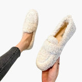 Women's Orthopedic Loafers – Slip-On Design, Rubber Sole & Textured Grip
