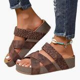 Women's Orthopedic Sandals – Contoured Sole, Slip-On Design & Textured Outsole