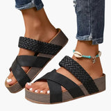 Women's Orthopedic Sandals – Contoured Sole, Slip-On Design & Textured Outsole