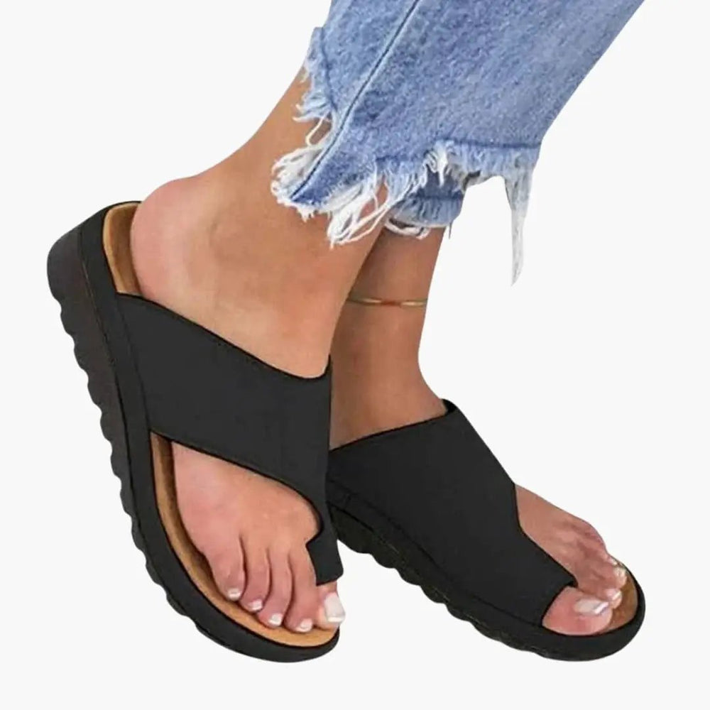 Women's Orthopedic Sandals – Cushioned Sole & Wide Toe Opening