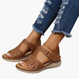 Women's Orthopedic Sandals – Leather Upper & Contoured Sole