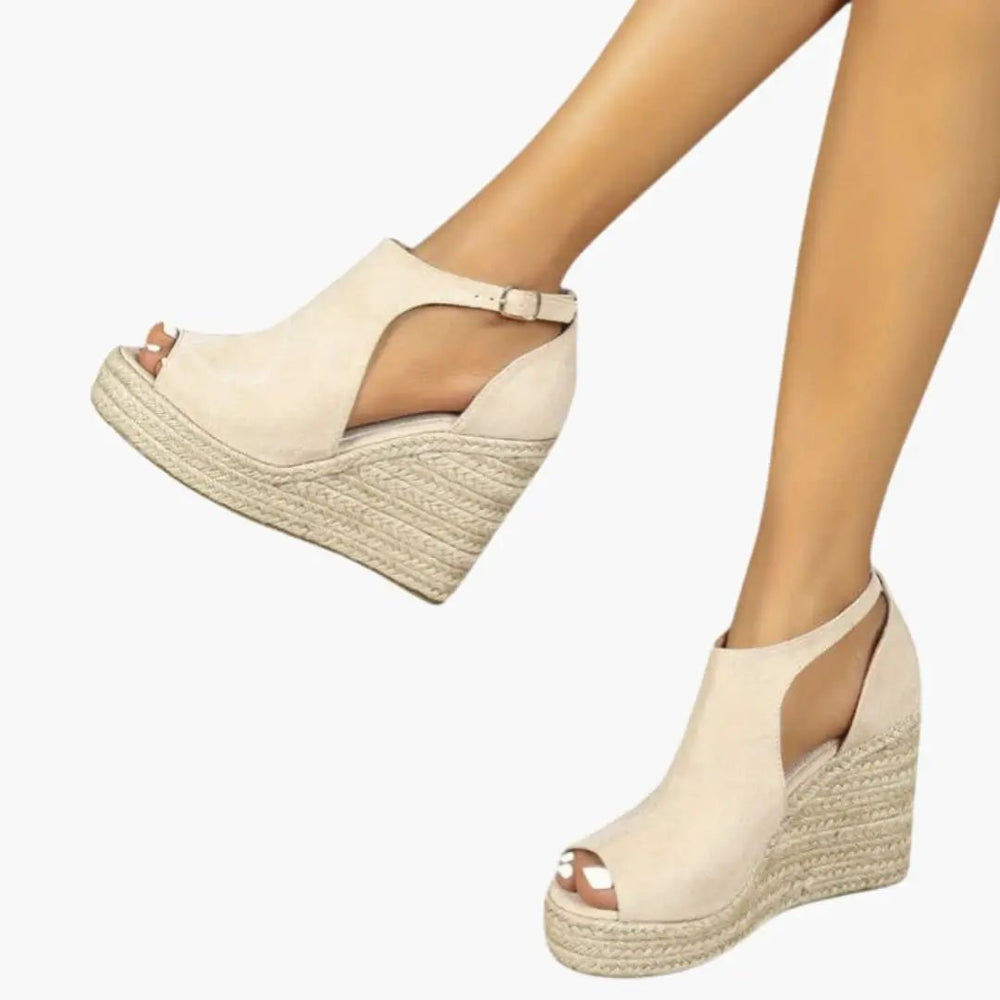 Women's Orthopedic Heels – Adjustable Strap, Cushioned Insole & Textured Outsole