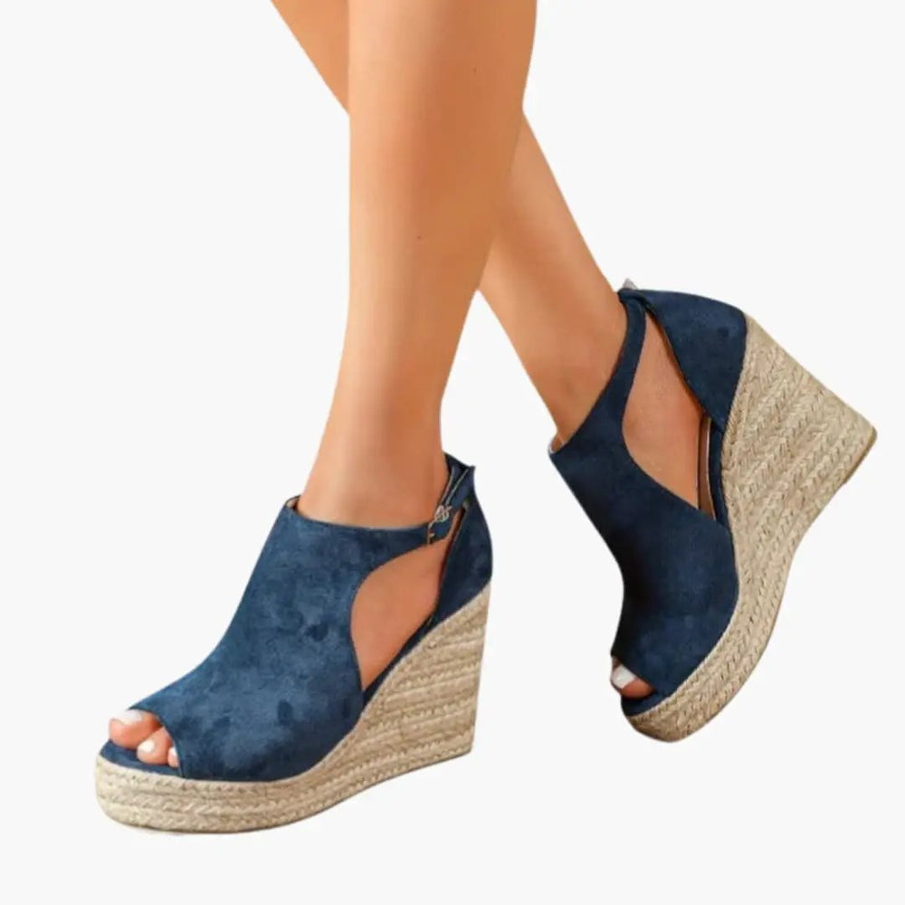 Women's Orthopedic Heels – Adjustable Strap, Cushioned Insole & Textured Outsole