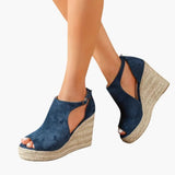 Women's Orthopedic Heels – Adjustable Strap, Cushioned Insole & Textured Outsole