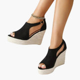 Women's Orthopedic Heels – Adjustable Strap, Cushioned Insole & Textured Outsole
