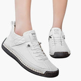 Women's Orthopedic Sneakers – Elastic Panels & Cushioned Sole