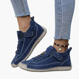 Women's Orthopedic Sneakers – Elastic Panels & Cushioned Sole
